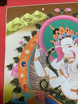 チベット密教　1点物 》 手描き　曼荼羅　タンカ　六道輪廻　仏教　密教 チベット密教 1点物 》 手描き 曼荼羅 タンカ 六道輪廻 仏教 密教